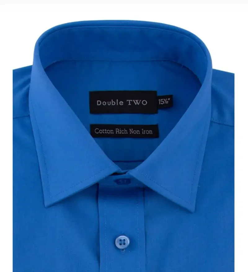 D2 King Size Half Sleeve Shirt Colbalt Blue SHX4500AA 